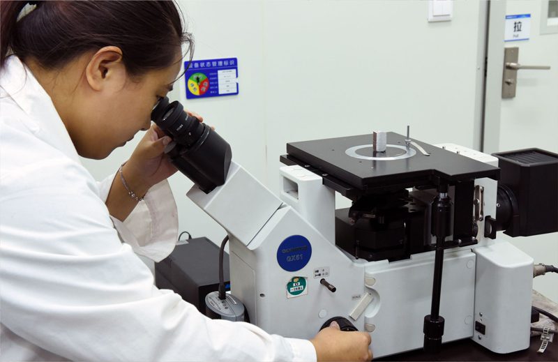 Metallographic inspection in the Ruiming laboratory